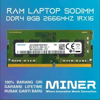 Memory RAM Laptop SODIMM DDR4 8GB 2666Mhz PC21300 1RX16