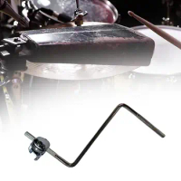 Cowbell Clamp Wood Blocks Fixing Clamp LP Cowbells Tambourines Percussion Support Cowbell Mount Bracket Bass Drum Cowbell Holder