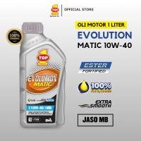 TOP 1 Oli Motor Matic Matik Scooter Evolution 10W-40 1 Liter 100% Asli Sintetik Ester Fortified Taha