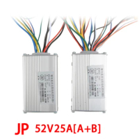 JP 52V 25A Controller For Brushless Motors And Dual Drive Electric Scooters For Single Engine/Motor Scooters Replace Accessories