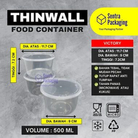 Victory Bowl 500ml DUS / Thinwall Bowl / Food Container - VICTORY - DUS