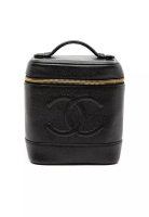 CHANEL 二手香奈兒 CC 魚子醬化妝包