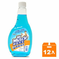 威猛先生 玻璃穩潔 重裝瓶 500g (12入)/箱【康鄰超市】