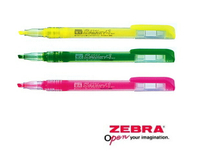 ZEBRA 斑馬 WKP1-3C SPARKY-1 直液式螢光記號筆 (3色組)
