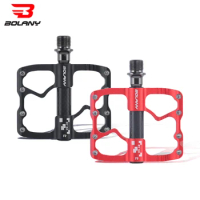 BOLANY Bicycle Pedals Ultralight Anti-slip CNC BMX MTB Road Bike 3 Pelin Pedal Cycling Sealed Bearing Bike Pedals Accessories