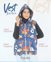 Jaket Rompi / Vest Jacket / Jaket Jogging / Jaket Sepeda // Parachute Sport Jacket // Jaket Parasut 