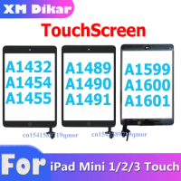 New Touch For iPad mini1 A1432 A1454 A1455 /mini2 A1489/A1490/A1491/mini3 A1599 A1600 A1601 Touch Screen replacement + Button