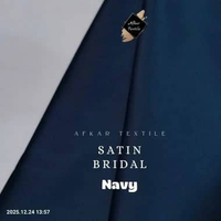 [0.5 METER] Kain Satin Bridal Heavy / Saten Bridal Deutches - Kain Bridesmaid Original Import Kualit