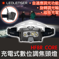 【德國Ledlenser】HF8R CORE 充電式數位調焦頭燈