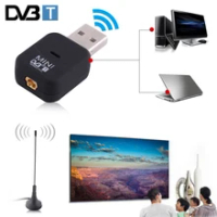 Mini USB 2.0 Digital SDR+DAB+FM DVB-T HDTV Tuner TV Antenna Receiver Dongle Stick Video Broadcasting SDR Antena DVBT Receiver