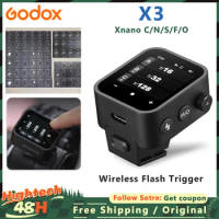 Godox X3 TTL HSS Wireless Flash Trigger OLED Touch Screen for Canon Nikon Sony Fuji Olympus Panasonic