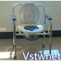 高檔坐便椅 馬桶椅 坐便器 移動馬桶 移動廁所 行動不便皆可使用加厚鋼管可折疊可調高低