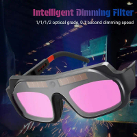 Solar Welding Mask Welding Goggles Auto Darkening Welding Glasses Eye Protection Hardware Cermin Mat