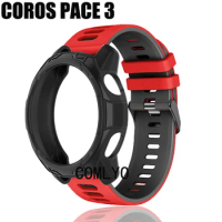 2in1 For COROS PACE 3 Case TPU Soft Protective shell Cover Smart Watch coros pace3 Strap Soft Silicone Smart Watch Band