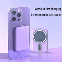 Magnetic Wireless Power Bank Mini PowerBank Portable 20000mAh Charger Fast Charging External Battery Pack for iPhone12 13 14