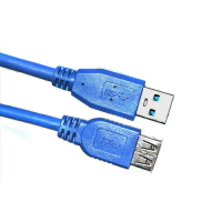 【易控王】0.3~5M USB3.0公對母延長線 OD6mm 鍍金端子(30-729-01)