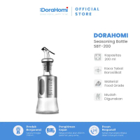 Botol Minyak Goreng Tempat Kecap Syrup Olive Oil Kaca Stainless Steel - 200ml