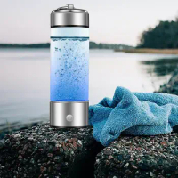 Hydrogen Water Pitcher Hydrogen Water Generator Portable Hydrogen Water Bottle Generator for Home Office Travel Usb for Healthy