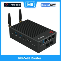 R86S-N Mini Router 12th Generation Intel N100 N305 10G 10 Gigabit WiFi 6 Gigabit 2.5G