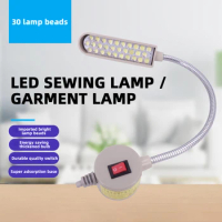 LED Ceiling Light With 30 Light Beads Sewing Machine Lighting Desktop Lathe Drilling Machine Multifunctional Flexible Work Light
