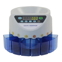 XD-9002 Thai Baht Japanese Coin Sorter Coin Counting Machine Coins from Europe, America, Britain,and other countries