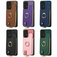 New Style For Xiaomi Redmi 10C 9C NFC 9A 9T Zipper Wallet Case Ring Holder Leather Back Panel Redmi Note 8 Pro 9 T 8T 10 C Note1