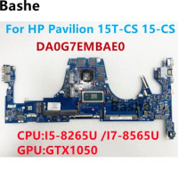 DA0G7EMBAE0.For HP Pavilion 15T-CS 15-CS Laptop Motherboard.With intel I5-8265/I7-8565 CPU.GPU:GTX1050 100% Tested Fully OK