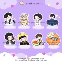 (Nhắn trước khi đặt) Standee móc khóa BTS SUGA chibi standee lắc lư nhựa mica