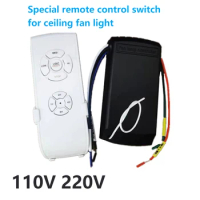 110V 220V Ceiling Fan Light Lamp Timing Wireless Remote Control Receiver Remote Switch 30 Meter Distance Speed Control Switch