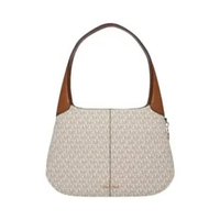 Michael Kors Alice Hobo Bag Leather Vanilla Acorn Nude
