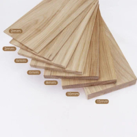 Custom Natural White Oak Solid Wood Board Strips DIY 3mm - 30mm 50mm 100mm x 100 - 500mm Length for Furniture Home Decor