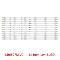 LED Backlight strip for Hisense 65" TV LB6507M V0 65H6570F 65H6510G H65B7100 H65B7300 HD650V1U72-T0L1 HE659XH HD650V1U71-T0L1B