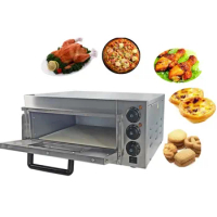 Commercial Industrial Bakery and Electric Deck Pizza Bread 1 Deck Baking Oven For home ,restaurant