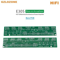 2CH HIFI E305 FET Differential Architecture Power Amplifier Bare PCB Base On Accuphase E-305 Circuit