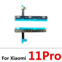 New For Xiaomi Mi 10 Mi10 11 Pro Lite 10T Power on/off Volume Key Button Flex Cable Ribbon For Xiaomi Mi Note 10 Pro Parts