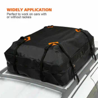 Car Rooftop Carrier Waterproof Cargo Bag Car Roof Carrier With Anti-Slip Mat Cube Bag Storage Box For Travel Camping Luggage
