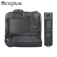 Mcoplus BG-EOS RP Vertical Battery Grip for Canon EOS RP R8 Camera replacement EG-E1 with Built-in 2.4G remote control