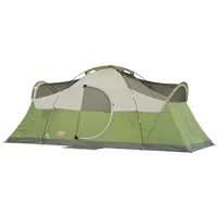 Coleman Montana Camping Tent, 6/8 Person Family Tent with Included Rainfly, Carry Bag, and Spacious Interior