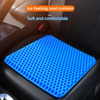 Cushion Office Sedentary Silicone Butt Cushion Car Cool Seat Summer Ice Cushion Honeycomb Gel Cushion