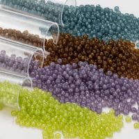 300 Pieces 3.0MM Round Seed Beads Boho Style Loose Beads For DIY Handwork Beading Jewelry 10grams/bag