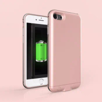 For Iphone 6 Plus Battery Case 6S 7 8 Plus 4000Mah Metal Shell Charger Power Bank For Iphone 6 6s 7 8 Plus Battery Case 5.5 Inch