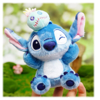 迪士尼史迪仔阿金毛絨公仔掛件 鎖匙扣飾物