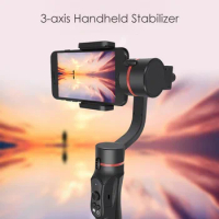 Roadfisher Handheld 3-Axis Cell Mobile Phone Stabilizer Gimbal For Smartphone Sumsung Huawei Iphone Action Video Camera Gopro