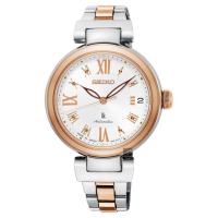 【SEIKO 精工】LUKIA 廣告款動人時光機械女錶-33.9mm 畢業禮物 送禮(4R35-02X0KS SRP850J1)