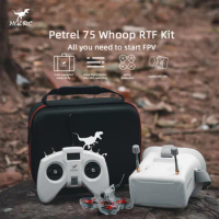 HGLRC Petrel 75 Whoop 1S 2S FPV Drone RTF Kit For FPV beginners For RC FPV Quadcopter Racing Freestyle Indoor Fancy Flight Drone
