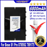 HSABAT 078592 789175 6800mAh Battery for Bose S1 Pro 078592 789175 Batteries