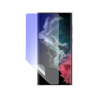 【o-one】SAMSUNG Galaxy S22 Ultra 護眼螢膜PRO 抗藍光保護貼 全新升級(阻隔藍光 划痕修復)