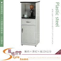《風格居家Style》(塑鋼材質)1.5尺電器櫃-白橡色 158-02-LX