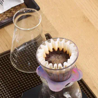 Coffee Filter Holder Resin Rainbow Portable Coffee Maker Pour Over Coffee Maker Coffee Dripper Brewer Glass Coffee Pot Decanter