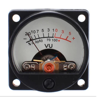 6V-12V Panel VU Meter Warm Back Light Recording VU Panel Meter VU Meter Audio Level Amp